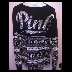 Sparkly PINK sweater